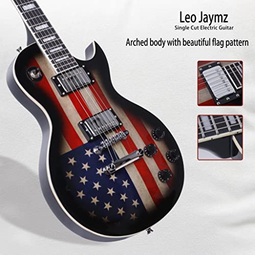 Leo Jaymz Full Size Single Cut Electric Guitar - Image 3