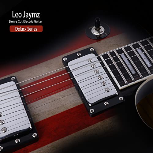 Leo Jaymz Full Size Single Cut Electric Guitar - Image 4