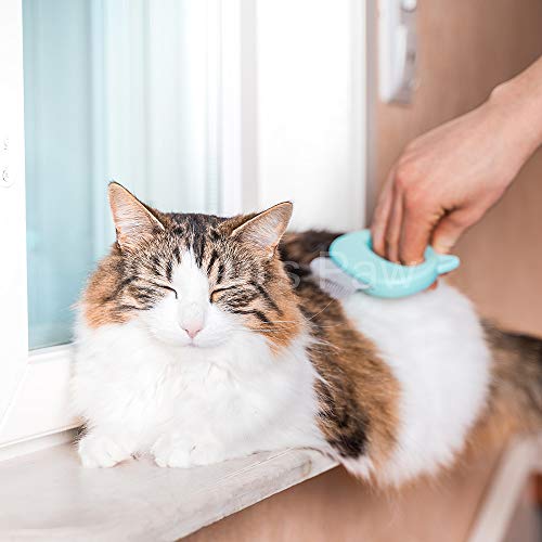 Leo's Paw Pet Hair Removal Shell Comb Deshedding Brush - Image 5