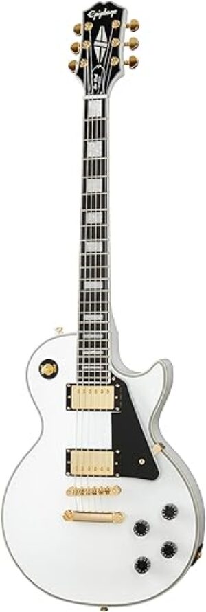Epiphone Les Paul Custom, Alpine White Gold