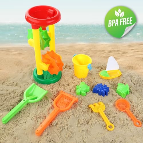 Liberty Imports Double Sand & Water Wheel Tower Set - Image 4