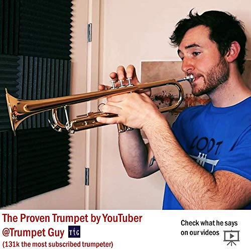 Libretto Gold Lacquer Bb Trumpet Set, Rose Brass - Image 2