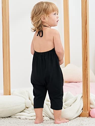 Lindanina Baby Backless Strap Halter Romper Pants - Image 4