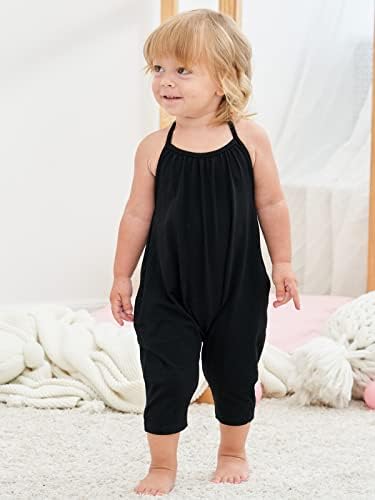Lindanina Baby Backless Strap Halter Romper Pants - Image 2