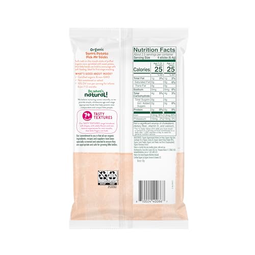 Little Bellies Sweet Potato Pick-Me Sticks Baby Snack - Image 2