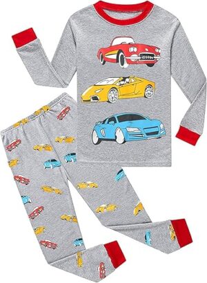 CM-Kid Little Boys Monster Truck Pajamas Pjs 2-7T