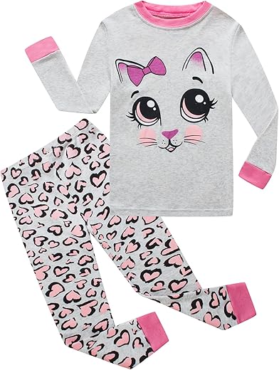 Little bety Little Girls Cotton Pjs Sleepwear Sets
