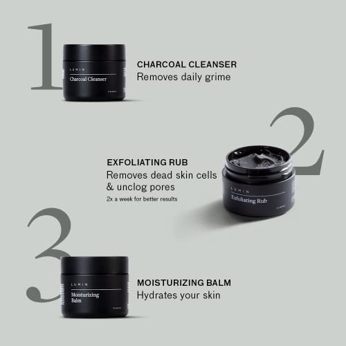 Lumin Deep Cleanse Trio Men's Skincare Kit - Image 3