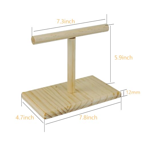 lwytdnmsd 2 Pack Bird Perch Stand For Parrots - Image 3