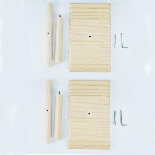lwytdnmsd 2 Pack Bird Perch Stand For Parrots - Image 2