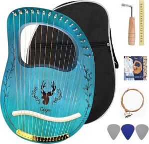 BeiLan Lyre Harp 16 Strings Mahogany Body