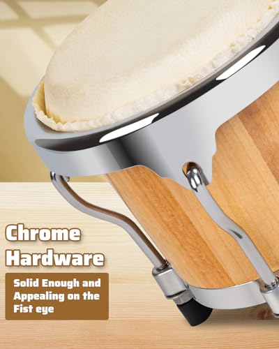 lyumengg Bongo Drums 6β and 7β Set Sliver - Image 2