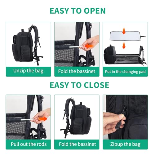MABOZOO Diaper Bag Backpack With Changing Station - Image 5
