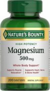 Nature’s Bounty Magnesium 200 Tablets