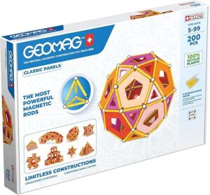 Geomag Magnetic Toys: 200 Piece STEM Building Set