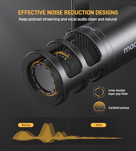 MAONO XLR Podcast Dynamic Microphone With Boom Arm - Image 3