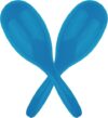 MUSCELL Maracas Loud Noise Makers 9.5 Inch – Blue