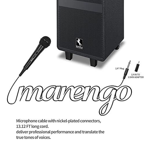 Marengo Handheld Wired Microphone, Cardioid Dynamic Vocal Mic - Image 4
