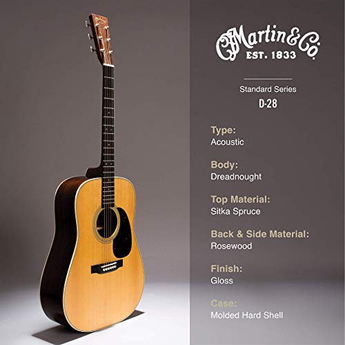MARTIN D-28 Dreadnought Sitka Spruce/Rosewood - Image 5