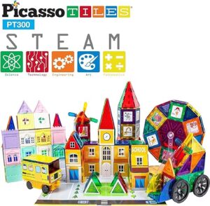 PicassoTiles Master Builder Magnetic Educational Toy Kit