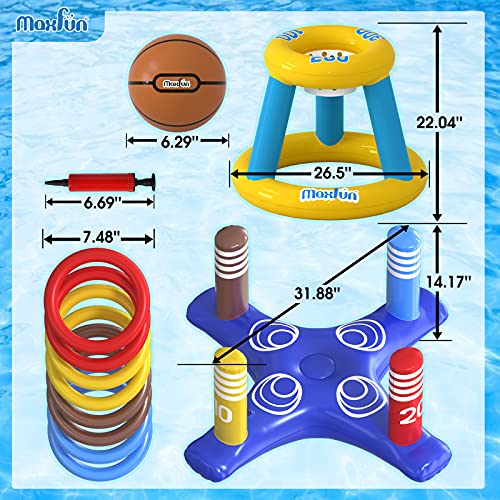 Max Fun Pool Floats Toys Set - Floating Games - Image 2