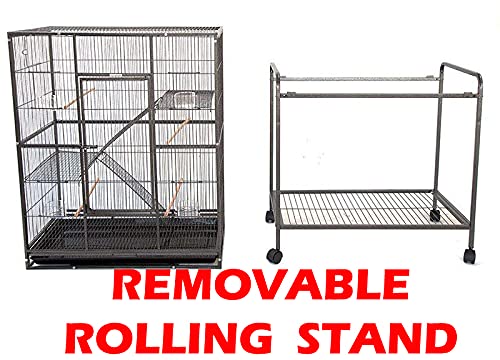 Mcage 54" Large Wrought Iron Chew Proof Cage - Image 4