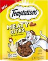 Temptations Meaty Bites Cat Treats with Chicken, 4.12 oz