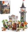 FUNWHOLE Medieval Watchtower Lighting Set – 1625 Pcs