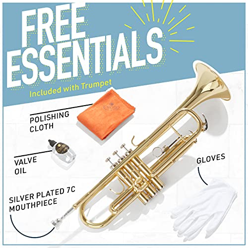 Mendini by Cecilio Bb Trumpet for Beginner or Advanced Student - Image 5