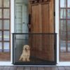 LWFCOEE Mesh Gates For Kids Or Pets, 43″ W x 30″ H