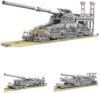 General Jim’s Military Modular Building Blocks Set – WWII Gustav Dora Heavy Cannon