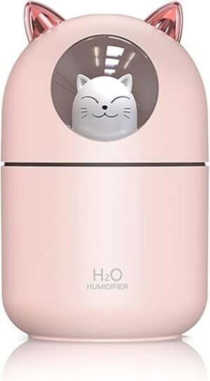 TRIIFON Mini Cute Cool Mist Humidifier 300ml