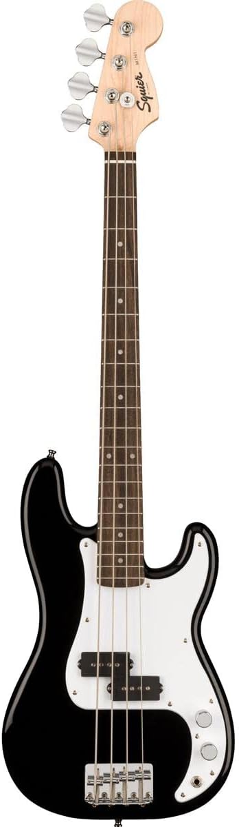 Fender Mini Precision Short Scale Bass Guitar, Black