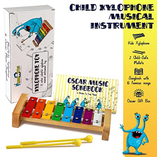 MINIARTIS Xylophone For Kids | 8 Notes Colorful - Image 2