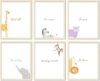 aSmartChoice Minimalist Safari Nursery Wall Art Decor