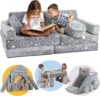 Happy Blocks Modular Kids Play Couch – 15pcs GLOW