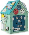 Costzon Montessori Busy House Toy, Wooden Multi-Purpose