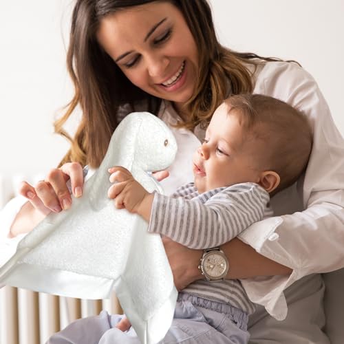 MOVEPAI White Bunny Baby Lovey Blanket - Image 4