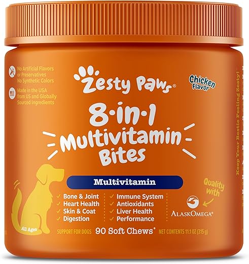 Zesty Paws Multivitamin Treats - Joint & Digestive Support