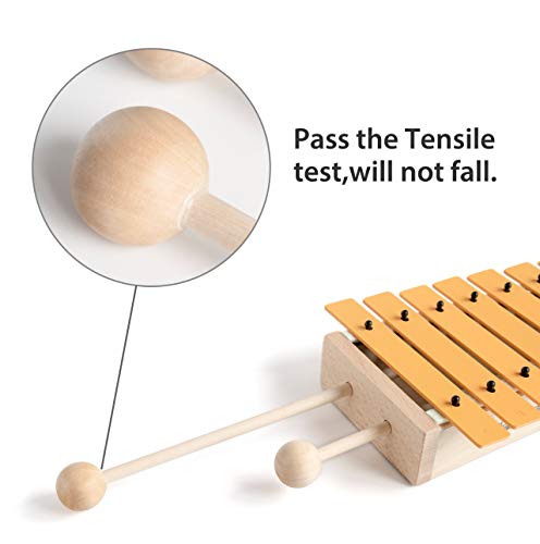 MUSICUBE 13 Keys Wooden Xylophone for Kids - Image 4