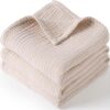 MairMore Muslin Baby Blanket – Soft and Breathable 47″*47″ (Fog)
