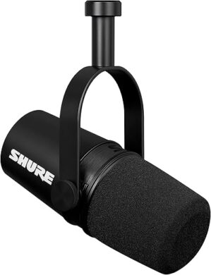 Shure MV7X XLR Podcast Microphone - Pro Quality