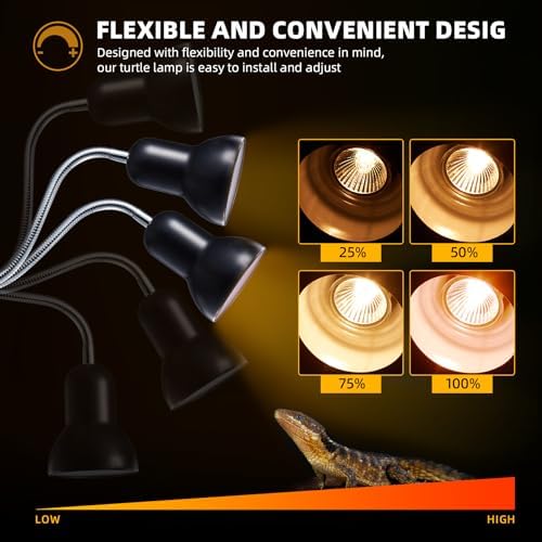 NBIIUYIGE Reptile Heat Lamp Bulbs - UVA/UVB 25W - Image 3