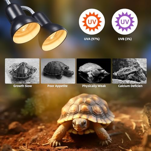 NBIIUYIGE Reptile Heat Lamp Bulbs - UVA/UVB 25W - Image 5