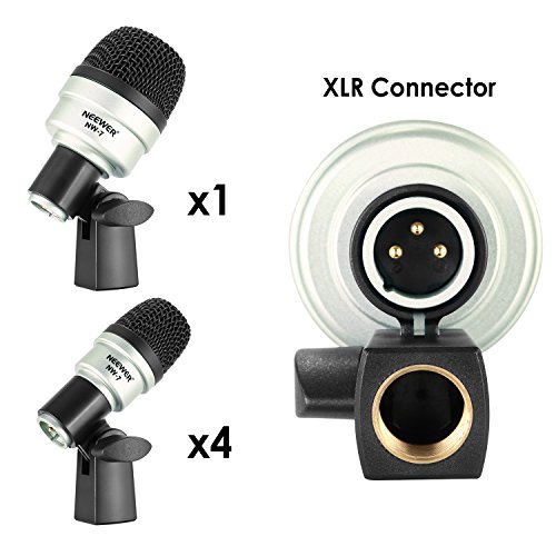 Neewer 7 Piece Wired Dynamic Drum Mic Kit - Image 4