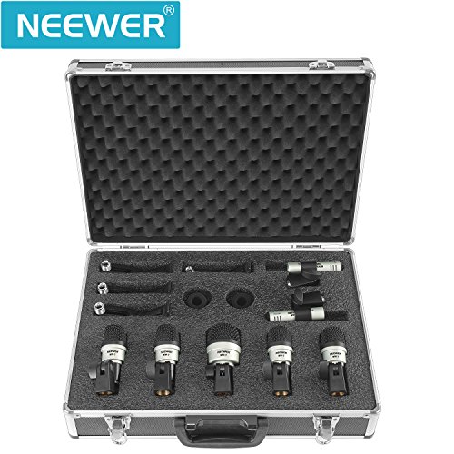 Neewer 7 Piece Wired Dynamic Drum Mic Kit - Image 2