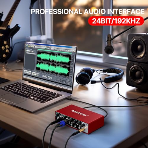 NUOSIYA Red USB Audio Interface 2x2 24Bit/192kHz - Image 4