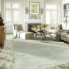 BILEEHOME Nursery Rug, Washable Sage Green 6×9