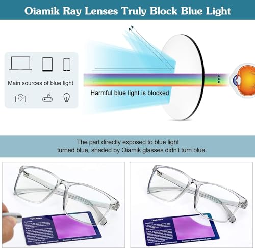 OIAMIK Blue Light Blocking Glasses - Image 3