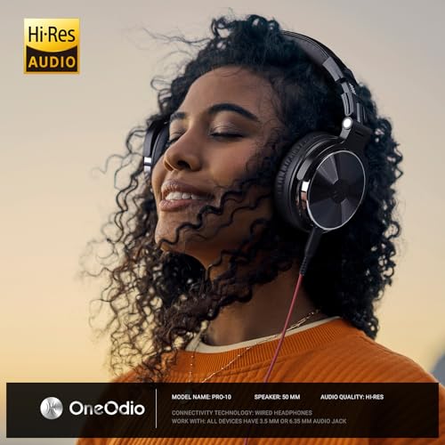 OneOdio Wired Over Ear Headphones With 50mm Drivers - Image 2